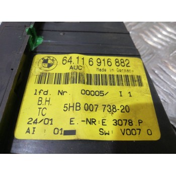 Recambio de mando climatizador para bmw serie 3 berlina (e46) 320d referencia OEM IAM 64116916882 5HB00773820 