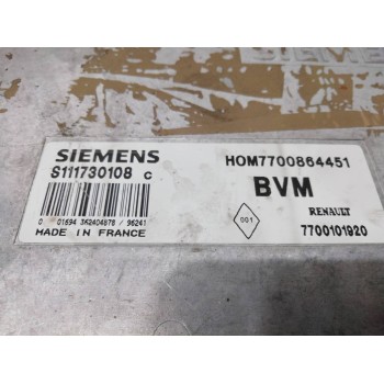 Recambio de centralita inmovilizador para renault megane i berlina hatchback (ba0) 1.4e rl referencia OEM IAM 7700101920 7700864