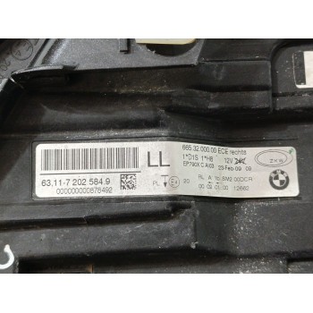 Recambio de faro derecho para bmw serie 3 berlina (e90) 320d referencia OEM IAM 631172025849  