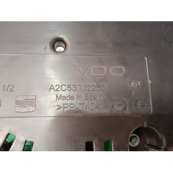 Recambio de cuadro instrumentos para seat ibiza (6j5) copa referencia OEM IAM 6J0920801 A2C53332250 A2C53349029