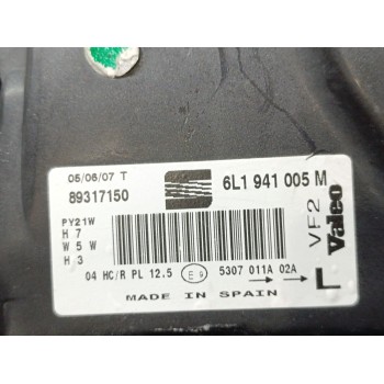 Recambio de faro izquierdo para seat ibiza (6l1) reference referencia OEM IAM 6L1941005  
