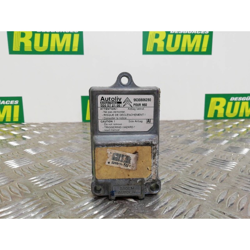 Recambio de centralita airbag para citroën xsara berlina 1.9 td exclusive referencia OEM IAM 9630806280 550572100 