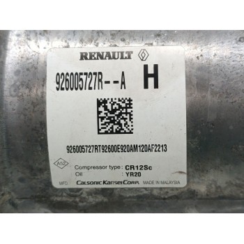 Recambio de compresor aire acondicionado para dacia lodgy comfort referencia OEM IAM 926005727R  