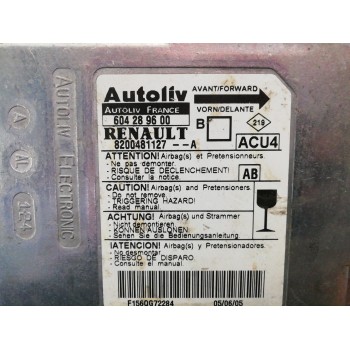 Recambio de centralita airbag para renault megane ii berlina 5p authentique referencia OEM IAM 8200481127A 604289600 