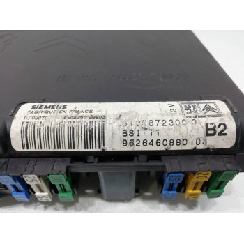 Recambio de caja reles / fusibles para peugeot 206 berlina e-music referencia OEM IAM 9626460880  