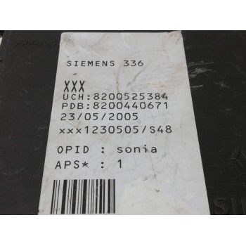 Recambio de caja reles / fusibles para renault megane ii berlina 3p confort authentique referencia OEM IAM 8200525384  