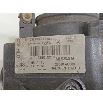 Recambio de faro izquierdo para nissan primera berlina (p12) acenta referencia OEM IAM 26060AU800  