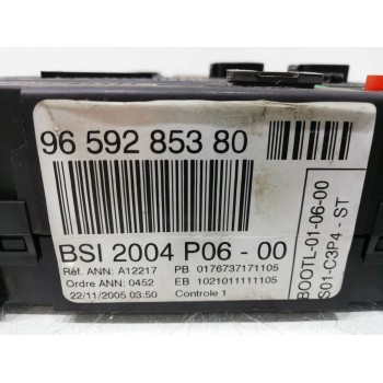 Recambio de caja reles / fusibles para citroën c3 1.4 hdi x referencia OEM IAM 9659285380  