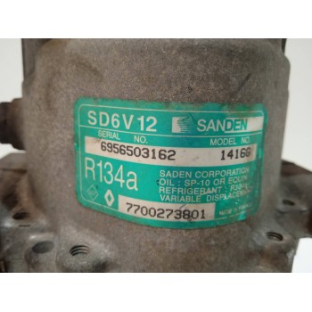 Recambio de compresor aire acondicionado para renault clio ii fase ii (b/cb0) authentique referencia OEM IAM 7700273801  