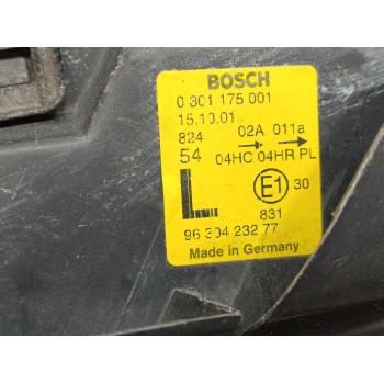 Recambio de faro izquierdo para peugeot 406 berlina (s1/s2) stdt pack sport referencia OEM IAM 9630423277  