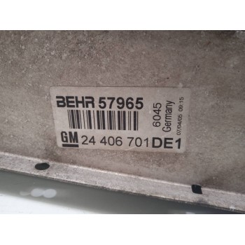Recambio de intercooler para opel zafira a elegance referencia OEM IAM 24406701 24406701DE1 57965 