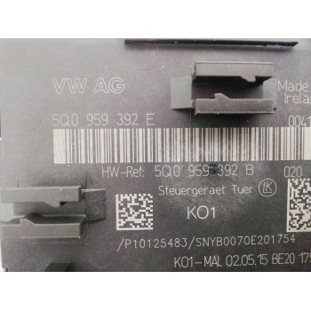 Recambio de modulo confort para volkswagen golf vii lim. advance bluemotion referencia OEM IAM 5Q0959392E 5Q0959392B 