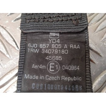 Recambio de cinturon seguridad trasero izquierdo para seat ibiza (6j5) copa referencia OEM IAM 6J0857805A 6J0857805 34079180