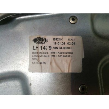 Recambio de elevalunas delantero izquierdo para ford focus berlina (cap) ambiente (d) referencia OEM IAM 4M51A203A29BG 4M51A219A