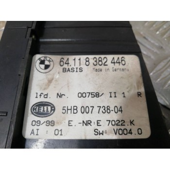 Recambio de mando climatizador para bmw serie 3 berlina (e46) 318i referencia OEM IAM 64118382446 5HB00773804 8382446