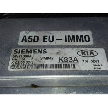 Recambio de centralita motor uce para kia rio ls berlina (5-ptas.) referencia OEM IAM K33A18881 5WY1308A 