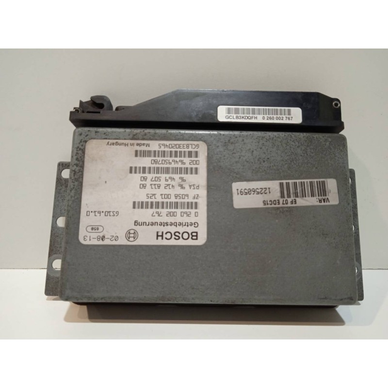 Recambio de centralita cambio automatico para citroën c5 berlina 2.2 hdi exclusive automático referencia OEM IAM 0260002767  