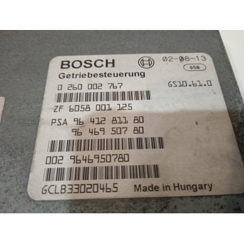 Recambio de centralita cambio automatico para citroën c5 berlina 2.2 hdi exclusive automático referencia OEM IAM 0260002767  