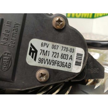 Recambio de potenciometro pedal para volkswagen sharan (7m8) básico referencia OEM IAM 7M1721603A 98VW9F836AB 6PV00777003