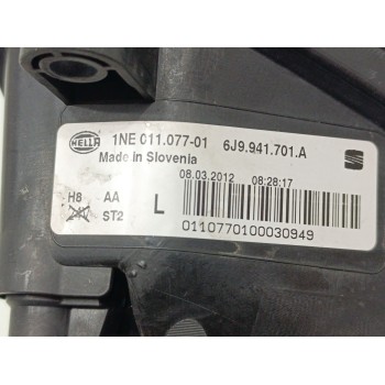 Recambio de faro antiniebla izquierdo para seat ibiza st (6j8) sport referencia OEM IAM 6J9941701A  