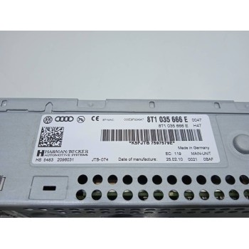 Recambio de sistema navegacion gps para audi a5 coupe (8t) 2.7 tdi referencia OEM IAM 8T1035666E  