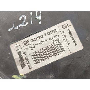 Recambio de faro izquierdo para opel meriva enjoy referencia OEM IAM 93321052  