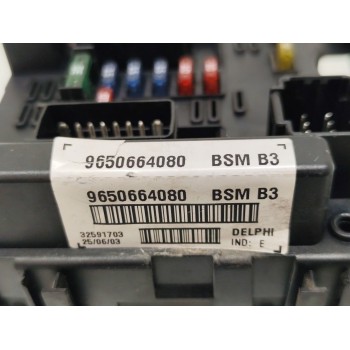 Recambio de caja reles / fusibles para peugeot 206 berlina xr referencia OEM IAM 9650664080  