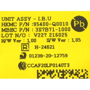 Recambio de modulo electronico para hyundai i20 (bc3) klass referencia OEM IAM 95400Q0010  