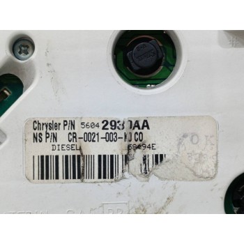 Recambio de cuadro instrumentos para jeep gr.cherokee (wj/wg) 3.1 td laredo referencia OEM IAM 56042930AA  