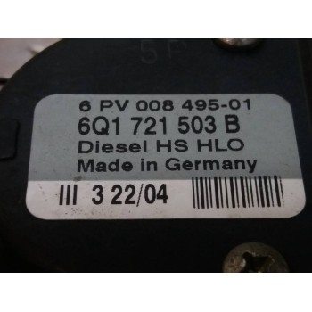 Recambio de potenciometro pedal para seat cordoba berlina (6l2) stella referencia OEM IAM 6Q1721503B 6PV00849501 