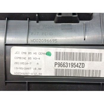 Recambio de cuadro instrumentos para citroën c4 berlina collection referencia OEM IAM 96631954ZD  