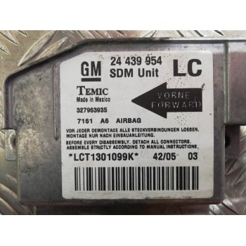 Recambio de centralita airbag para opel corsa c club referencia OEM IAM 24439954 7161A6 