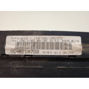 Recambio de cuadro instrumentos para peugeot 406 berlina (s1/s2) srdt referencia OEM IAM 9648214780  