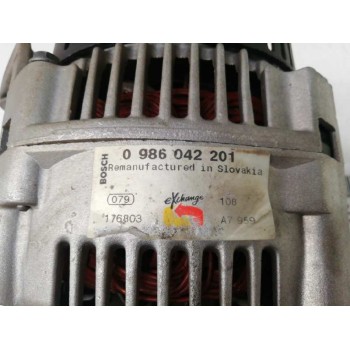 Recambio de alternador para renault megane i classic (la0) 1.9 dt alize referencia OEM IAM 0986042201  