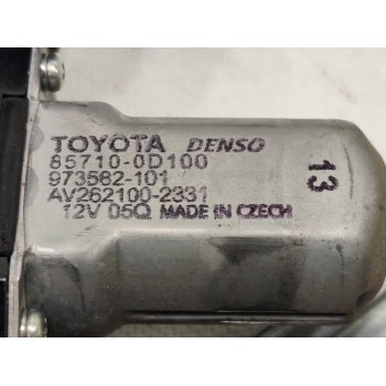 Recambio de elevalunas trasero izquierdo para toyota auris active referencia OEM IAM 857100D100  