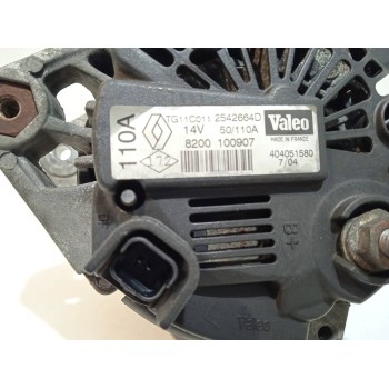 Recambio de alternador para renault megane ii berlina 3p 1.5 dci diesel referencia OEM IAM 8200100907  