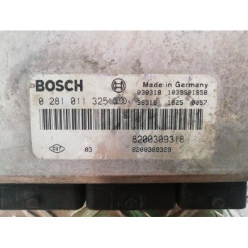 Recambio de centralita motor uce para renault espace iv (jk0) dynamique referencia OEM IAM 8200309318 0281011325 