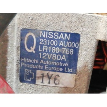 Recambio de alternador para nissan primera berlina (p12) acenta referencia OEM IAM 23100AU000 LR180768 