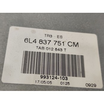 Recambio de elevalunas delantero izquierdo para seat ibiza (6l1) cool referencia OEM IAM 6L4837751CM  