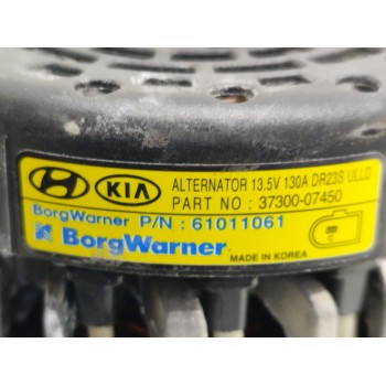 Recambio de alternador para hyundai i20 (bc3) klass referencia OEM IAM 3730007450  