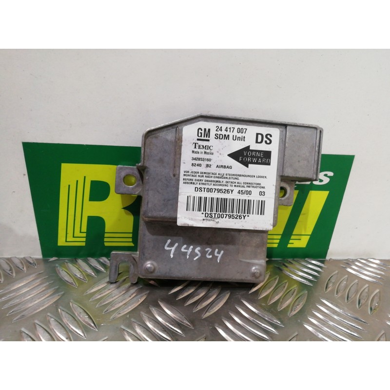 Recambio de centralita airbag para opel corsa c club referencia OEM IAM 24417007 342853160 
