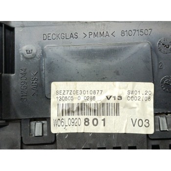 Recambio de cuadro instrumentos para seat ibiza (6l1) cool referencia OEM IAM 6L0920801  