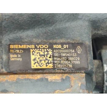 Recambio de bomba inyeccion para renault megane ii berlina 5p authentique referencia OEM IAM 8200430599  