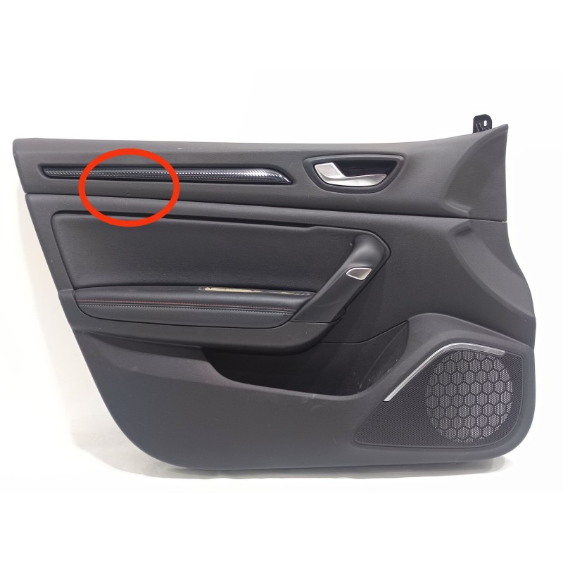 Recambio de guarnecido puerta delantera izquierda para renault megane iv berlina 5p r.s. line referencia OEM IAM   