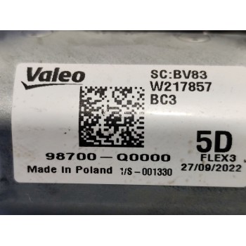 Recambio de motor limpia trasero para hyundai i20 (bc3) klass referencia OEM IAM 98700Q0000  
