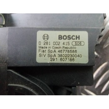 Recambio de potenciometro pedal para fiat doblo (119) 1.9 d sx referencia OEM IAM 0281002415 46778586 291607186
