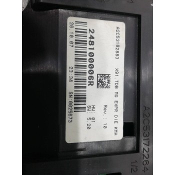 Recambio de cuadro instrumentos para renault laguna iii celsium referencia OEM IAM 248100006R  