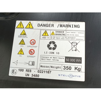 Recambio de bateria para opel corsa f e gs referencia OEM IAM   