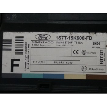 Recambio de centralita check control para ford focus berlina (cak) ghia referencia OEM IAM 1S7T15K600FD 5WK48730FT83SA FST1133T