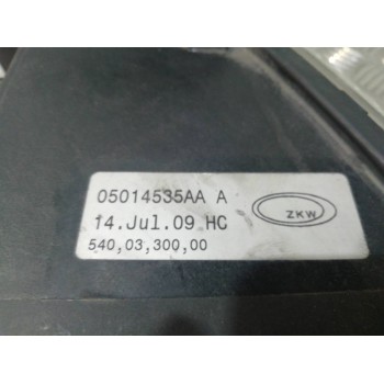 Recambio de faro izquierdo para chrysler voyager (gs) 2.5 td referencia OEM IAM 05014535AA  